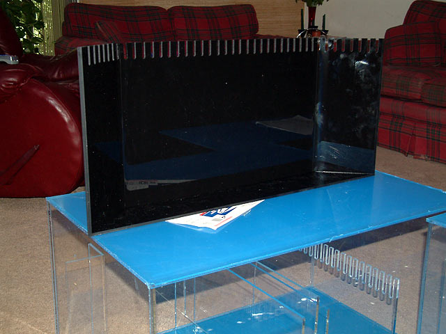 making a black acrylic