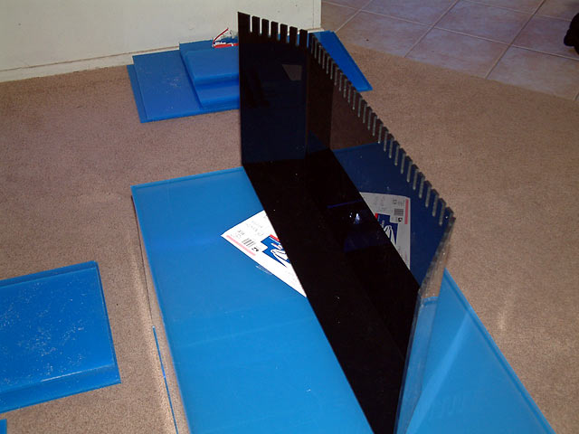 making a black acrylic