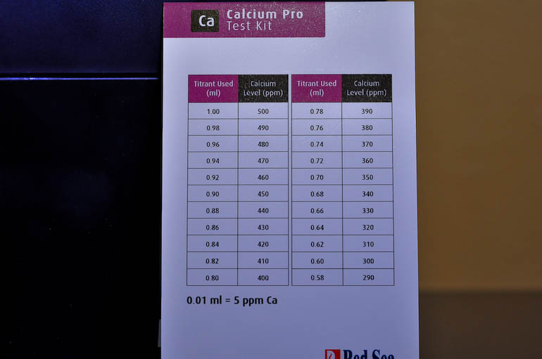 red sea calcium pro test kit red sea calcium pro test kit