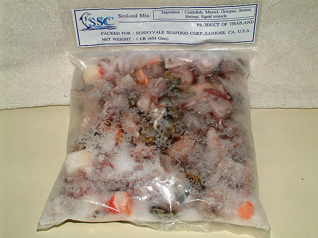 frozen  shrimp